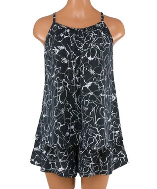 San-ai Resort（三愛水着楽園） 【SALE】タンキニ３点セット　13L　【San-ai Resort（サンアイリゾート）】 ブラック