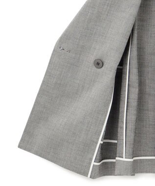 23区 L 【セットアップ対応】スラブツイードストレッチ ジャケット グレー系