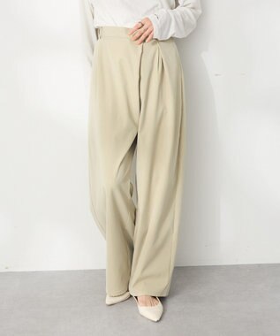 CRAFT STANDARD BOUTIQUE ラップコクーンパンツ Beige