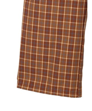 Green Parks ・ＥＬＥＮＣＡＲＥ　ＤＵＥ　チェックワイドパンツ Brown