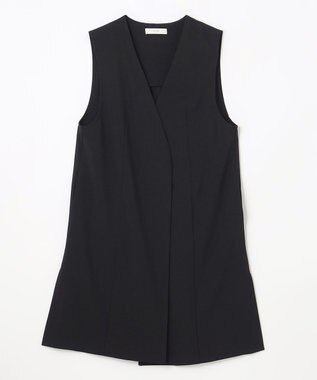 ANY 【セットアップ対応・UVケア・接触冷感】イージケアスタイルアップジレ ブラック