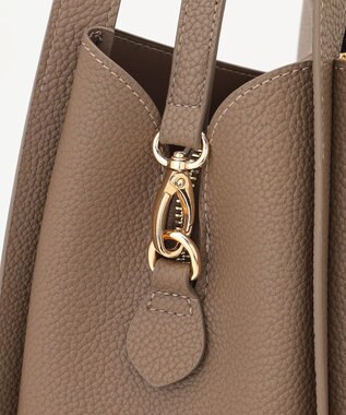 LA BAGAGERIE ソフトシュリンク2WAYハンドバッグ large グレージュ