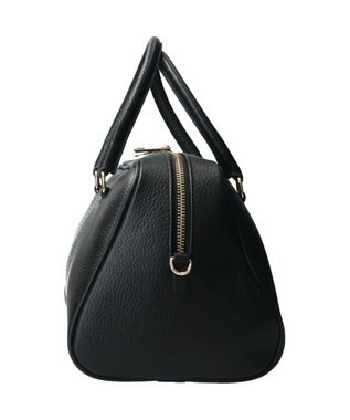 INTER-CHAUSSURES 【CHRISTIAN VILLA】レザーボストンバッグ ブラック