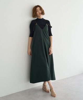 YECCA VECCA ベルトストラップサロペット