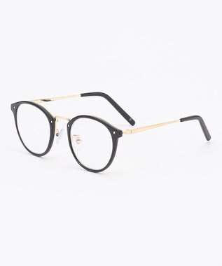 自由区 メタルコンビ リーディンググラス ブラック(+2.00)