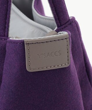 Y'SACCS フェルトトート　SSサイズ パープル