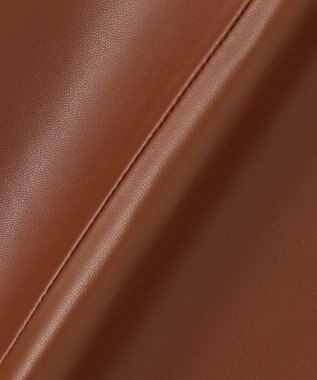 BEIGE， 【Precious 9月号掲載】CLYDE / ステッチベルトラムレザースカート Brown