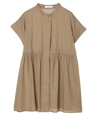 Green Parks 接触冷感　フレンチスリーブチュニック Khaki