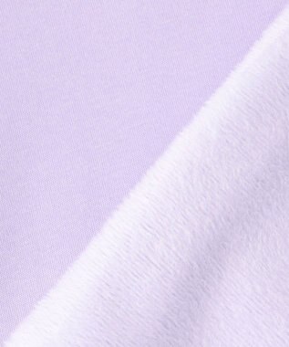 ANY KIDS アニマルポシェット 裏シャギー トレーナー ラベンダー×ネコ