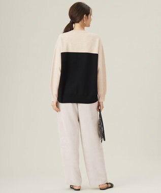 自由区 【洗える】ソフトコーデュロイワイド パンツ オフ