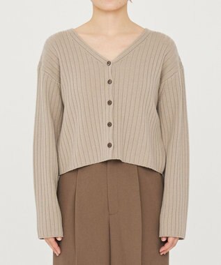 uncrave ウール ナイロン 2WAY ニット（uncrave STANDARD） ベージュ