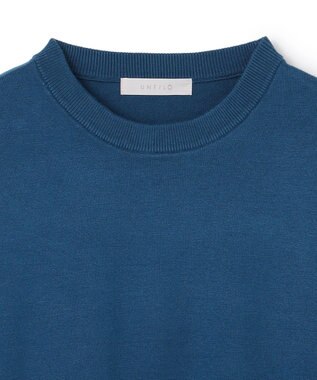 UNFILO MENS 【OCEANS YouTube 掲載/男女兼用】スムースシルキーニット ブルー