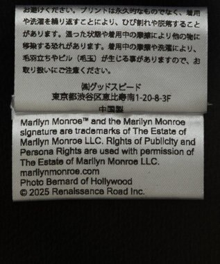 Green Parks ■Ｍａｒｉｌｙｎ　Ｍｏｎｒｏｅ　モノクロｐｔスウェット Black