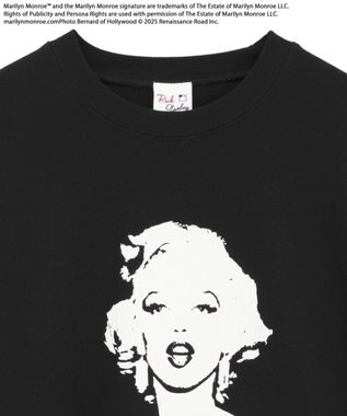Green Parks ■Ｍａｒｉｌｙｎ　Ｍｏｎｒｏｅ　モノクロｐｔスウェット Black