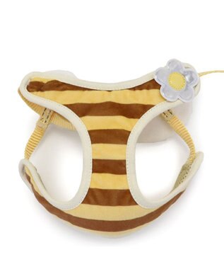 PET PARADISE ペットパラダイス 反射付き リード付き&ハーネス 《蜂》  4S 3S 超小型犬 小型犬 イエロー