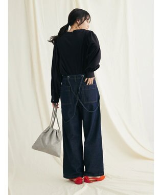 CRAFT STANDARD BOUTIQUE レーヨンデシンドルマンブラウス Black