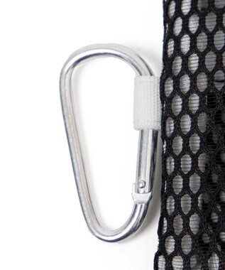 WEGO メッシュ配色ポーチ ブラック