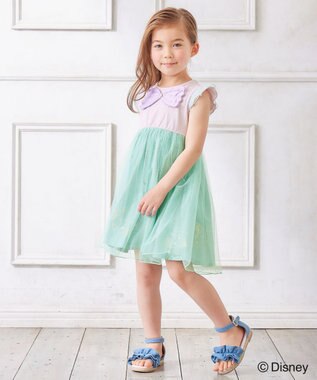 ANY KIDS 【ディズニープリンセス】ドレス風 ワンピース ミント<アリエル>