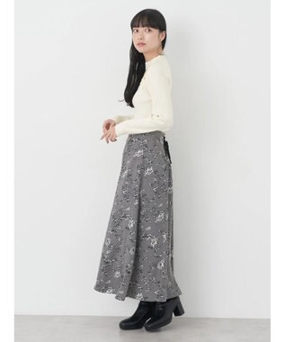 earth music&ecology シアードッキングニットプルオーバー Ivory