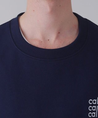 WEGO 【ユニセックス着用ITEM】ショートドロストワンポイント刺繍プルオーバー ネイビー