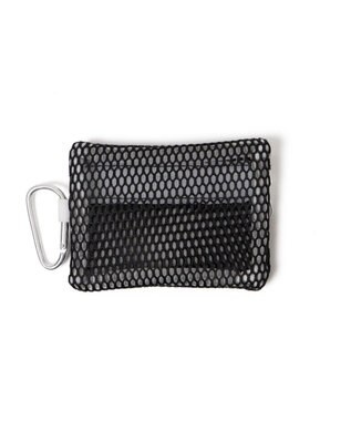 WEGO メッシュ配色ポーチ ブラック