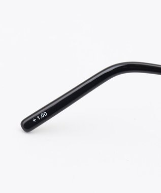 自由区 メタルコンビ リーディンググラス ブラック(+1.00)