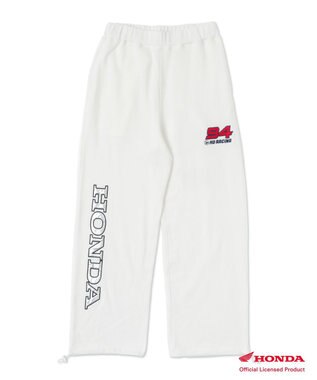 WEGO 別注Hondaグラフィックスウェットパンツ ホワイト