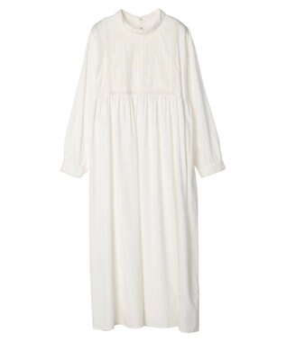 CRAFT STANDARD BOUTIQUE ２ＷＡＹインドコットン刺繍ワンピース Off White
