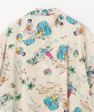 GRACE CONTINENTAL リゾートプリントシャツ キナリ