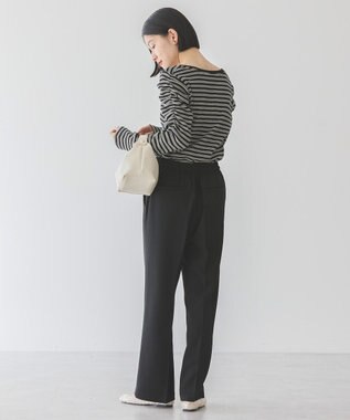 AMERICAN HOLIC ショルダーギャザーワッフルプルオーバー Black