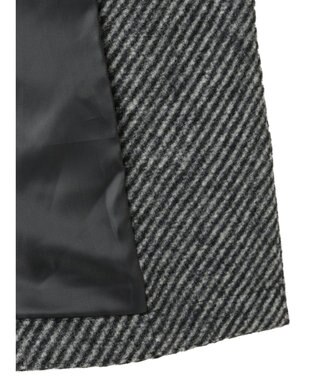 AMERICAN HOLIC ツイードライクコクーンミディコート Gray