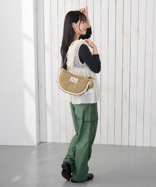 ROOTOTE 3641【ふわふわ軽量】SN.デリ.パファーハーフムーン-A 03：ベージュ