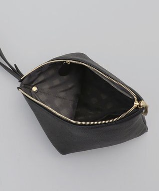 GOTAIRIKU 【ETIAM】シュリンク トライアングルポーチ《Prism》 ブラック系