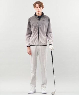 23区GOLF 【MEN】【撥水・ストレッチ】ライトブルゾン ライトグレー系