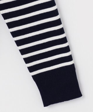 組曲 KIDS 【150-160cm】ボーダーカーディガン ネイビー系1