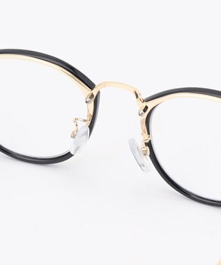 自由区 メタルコンビ リーディンググラス ブラック(+1.00)