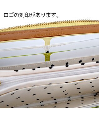 tsumori chisato CARRY くもネコチェック 財布 ラウンドファスナー長財布 ブラウン