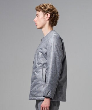 JOSEPH HOMME 新素材【アウタードッキング対応】ラインアートジャガード　ブルゾン ライトグレー系