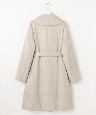 自由区 L 【17号サイズまで展開】ブライトダウン コート グレージュ