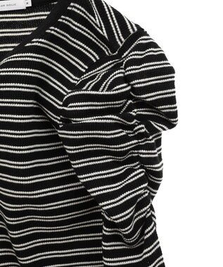 AMERICAN HOLIC ショルダーギャザーワッフルプルオーバー Black