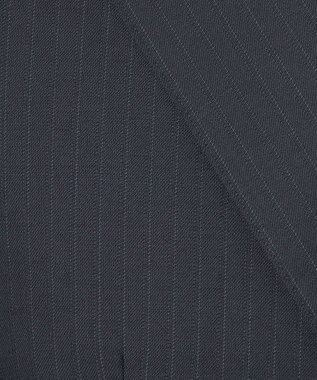 GOTAIRIKU シワになりにくい【御幸毛織/みゆきけおり】DRY SPINNER(ドライスピナー)スーツ（ダークグリーンストライプ） ダークグリーン系1