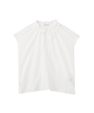 Green Parks 衿フリルブラウス Off White