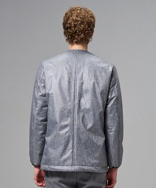 JOSEPH HOMME 新素材【アウタードッキング対応】ラインアートジャガード　ブルゾン ライトグレー系