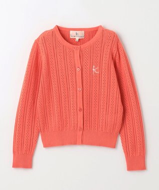 組曲 KIDS 【110-140cm】クラシック カーディガン ポピー系