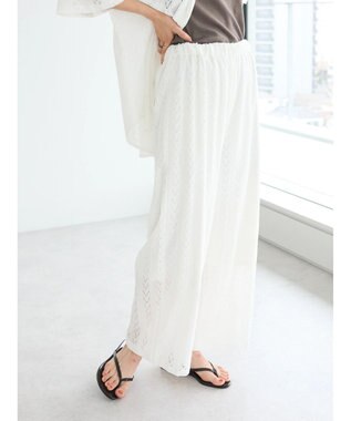 CRAFT STANDARD BOUTIQUE レースパンツ White