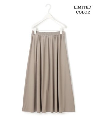 ICB 【WEB限定カラーあり・UVカット・接触冷感・速乾】マットスキューバ フレアスカート クリームブラウン系［WEB限定］