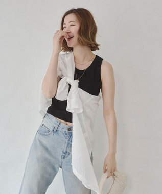 WEGO 【カップ付き】接触冷感なちゅ盛れカップインタンクトップ