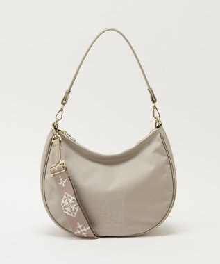 russet ＜360g/撥水性あり＞ コーデュラナイロン2wayショルダーバッグ(CE-1537) L.Greige