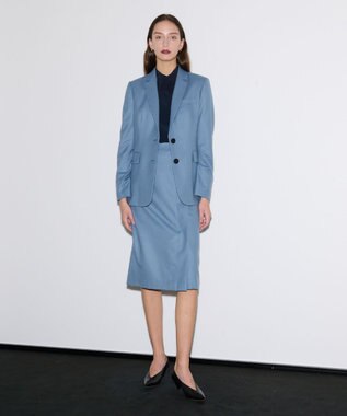 JOSEPH 【洗える】ニューシーディーシー　ブラウス Navy