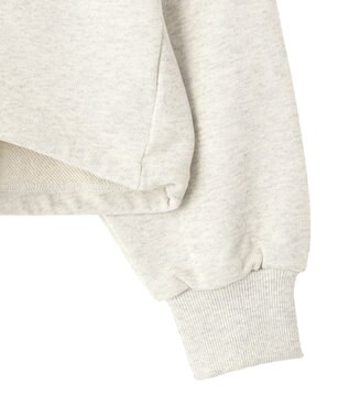 earth music&ecology 【裏毛】アソートロゴウラケドロストプルオーバー Oatmeal